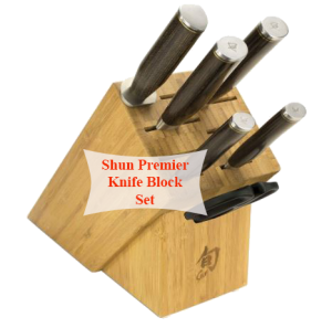 Shun 11 Slot Premier Honing Steel Knife Block Set