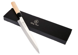 Lucky Cook Cutting Stainless Steel Sashimi Knife(10-Inch)