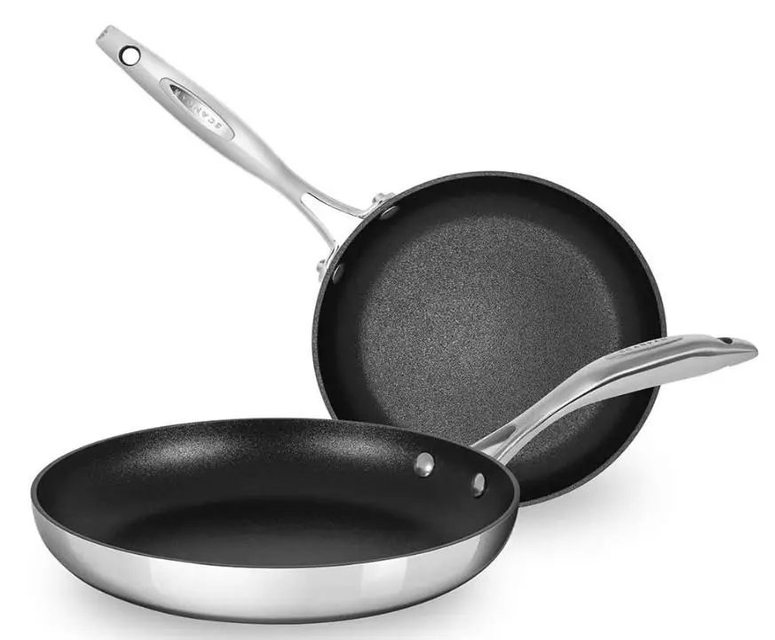 Scanpan HaptlQ stainless steel Frying Pans Set