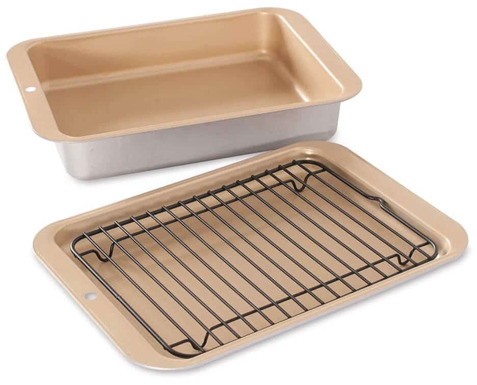 Nordic Ware Compact Ovenware 3-Piece Baking Set - Microwave And Oven Safe Cookware