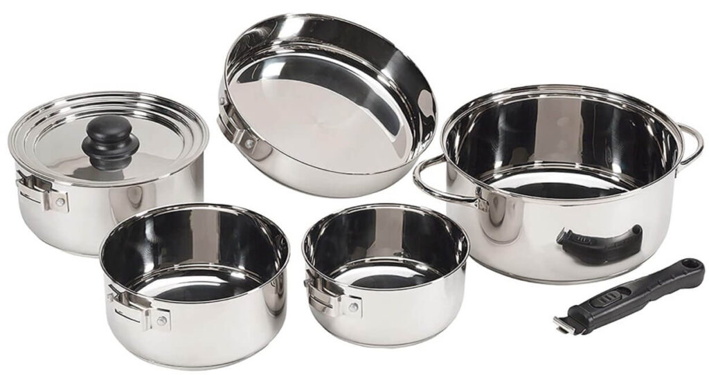 STANSPORT - Stainless Steel Clad Cookware Set